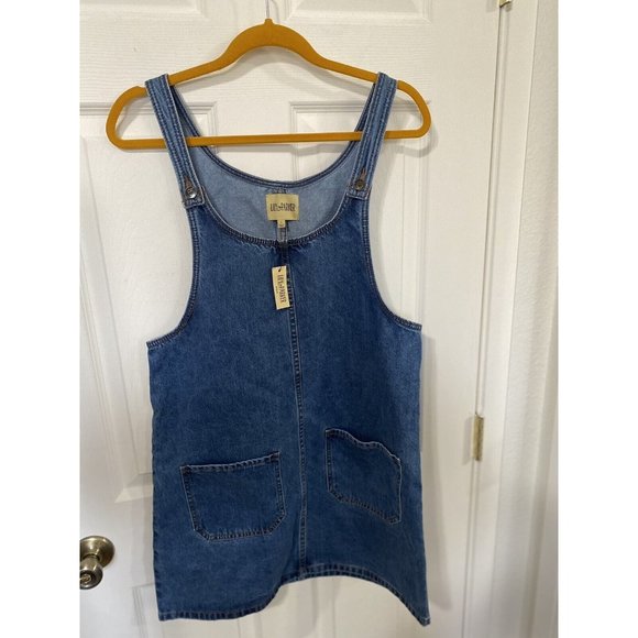 Lily Parker Dresses & Skirts - Y2K Style Lily Parker Women's Denim Overall Dress  Sz S